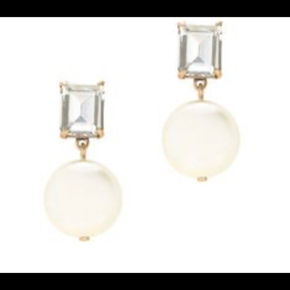 J. Crew Pearl Drop Earrings